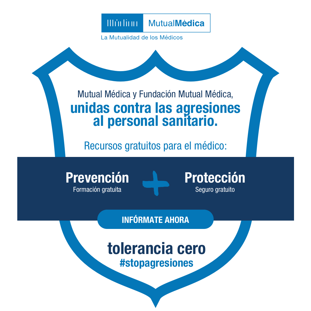 Mutual Médica y la Fundación Mutual Médica firman un acuerdo de colaboración frente a las agresiones a médicos
